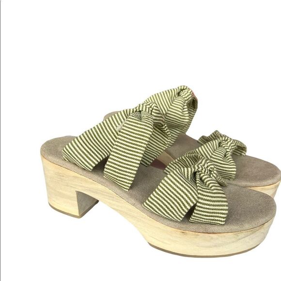 Atelier Sabot Paris Brigitte Wooden Platform Slides - Picture 7 of 13